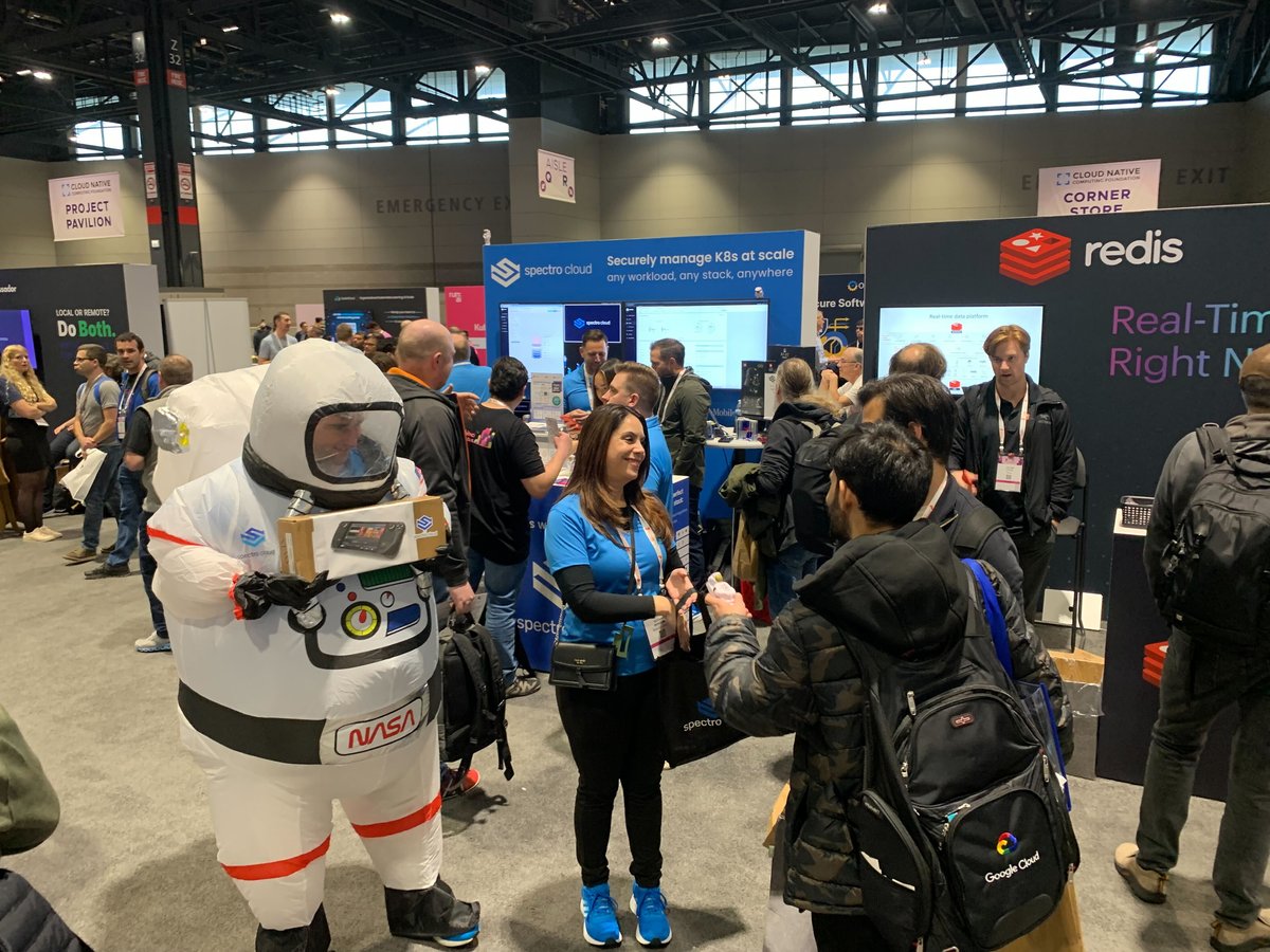 Spectro Cloud team with KubeCon Chicago